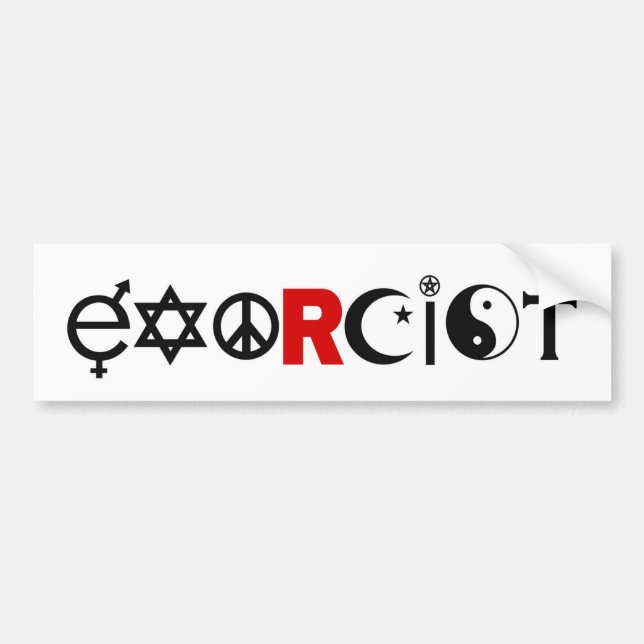 Exorcist Bumper Sticker (Front)