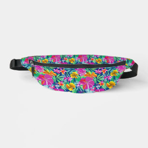 Exotic And Bold Tropical Florals Fanny Pack