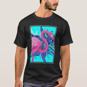 Exotic Animal Zoo Animal Tropical Bird Pink Flami T-Shirt