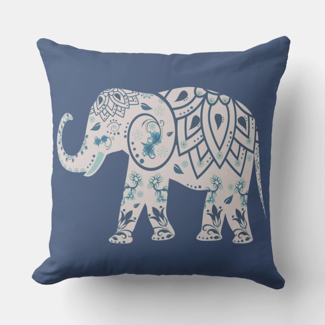 Exotic Asian Theme Accent Pillow #3 (Front)