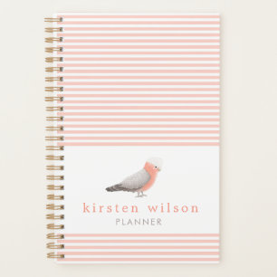 Exotic Australian Galah Bird - Personalized Planner