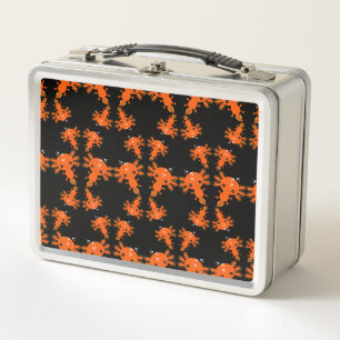 Exotic Axototl Salamander Metal Lunch Box