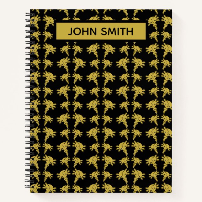 Exotic Axototl Salamander Notebook (Front)