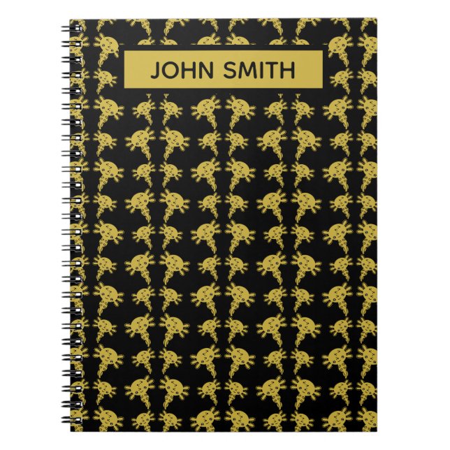 Exotic Axototl Salamander Notebook (Front)