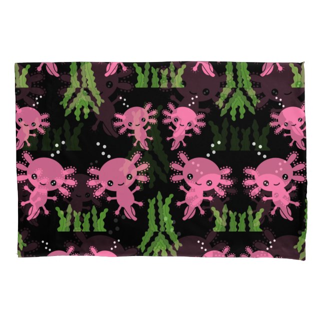 Exotic Axototl Salamander Pillowcase (Front)