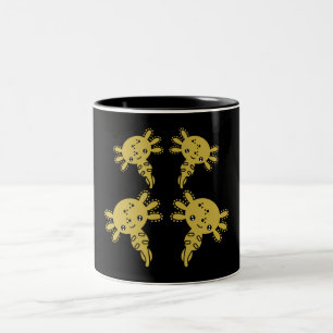 Exotic Axototl Salamander Two-Tone Coffee Mug