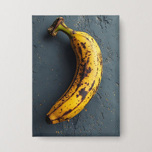 Exotic Banana Lying on a Grey Surface
