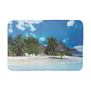 Exotic Beach Bath Mat