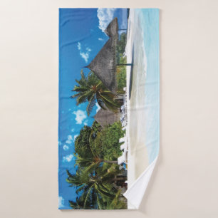 Exotic Beach  Bath Towel
