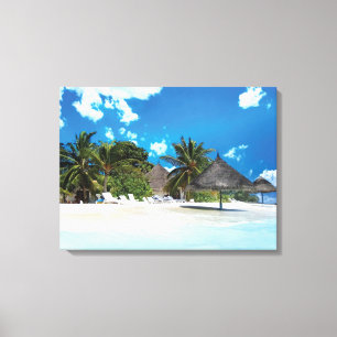 Exotic Beach Canvas Print