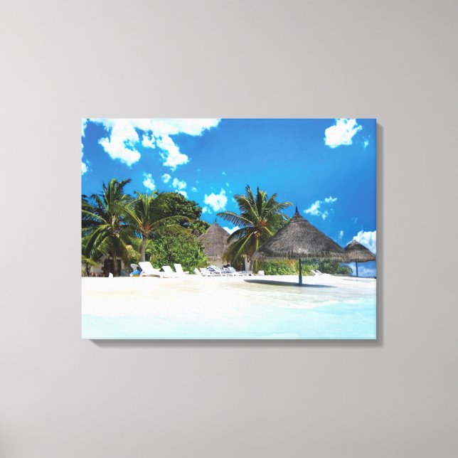 Exotic Beach  Canvas Print (Front)