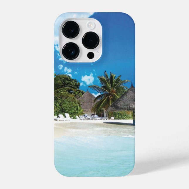Exotic Beach iPhone Case (Back)