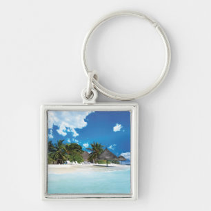 Exotic Beach Keychain