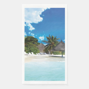 Exotic Beach  Napkin