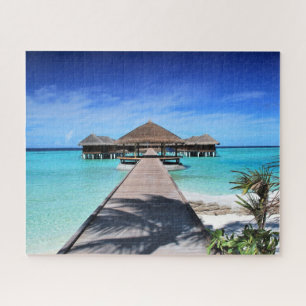 Exotic Beach Photo Jigsaw Puzzle Summer Vacation