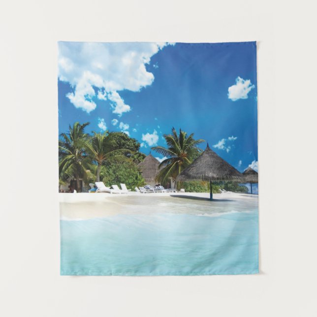 Exotic Beach  Tapestry (Front)