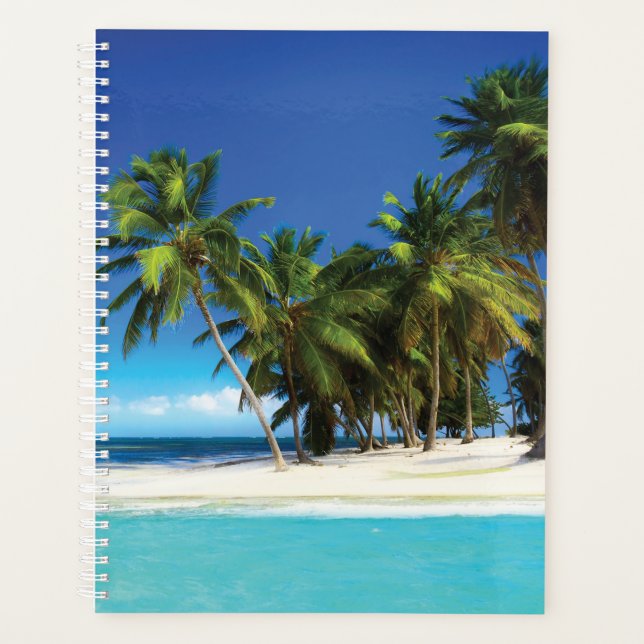 Exotic beach throw pillow (Devant)