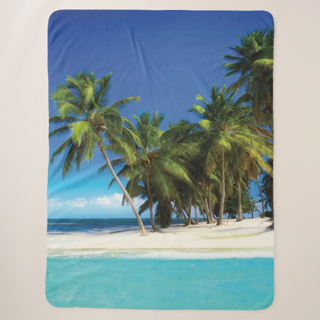 Exotic beach throw pillow (Front)