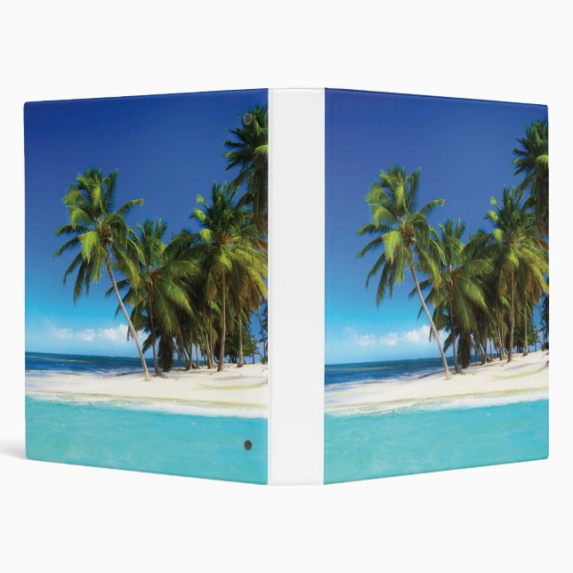 Exotic beach throw pillow binder (Background)