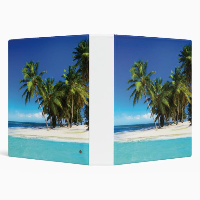 Exotic beach throw pillow binder (Background)