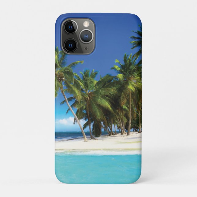 Exotic beach throw pillow Case-Mate iPhone case (Back)
