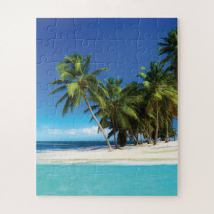 Exotic beach throw pillow jigsaw puzzle