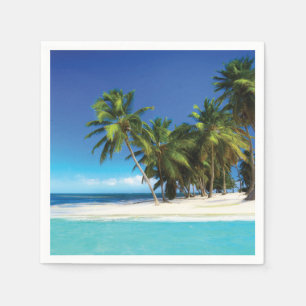 Exotic beach throw pillow napkin