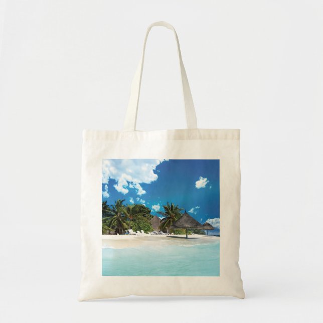 Exotic Beach  Tote Bag (Front)