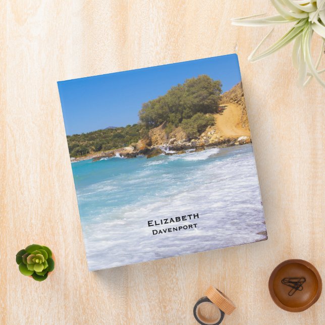 Exotic Beach Tropical Island Paradise Binder (In Situ)