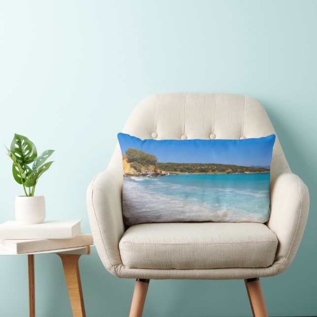 Exotic Beach Tropical Island Paradise Lumbar Pillow (Chair)