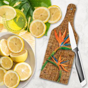 Exotic Bird of Paradise Cutting Board