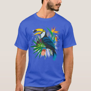 Exotic Bird Retro Toucan T-Shirt