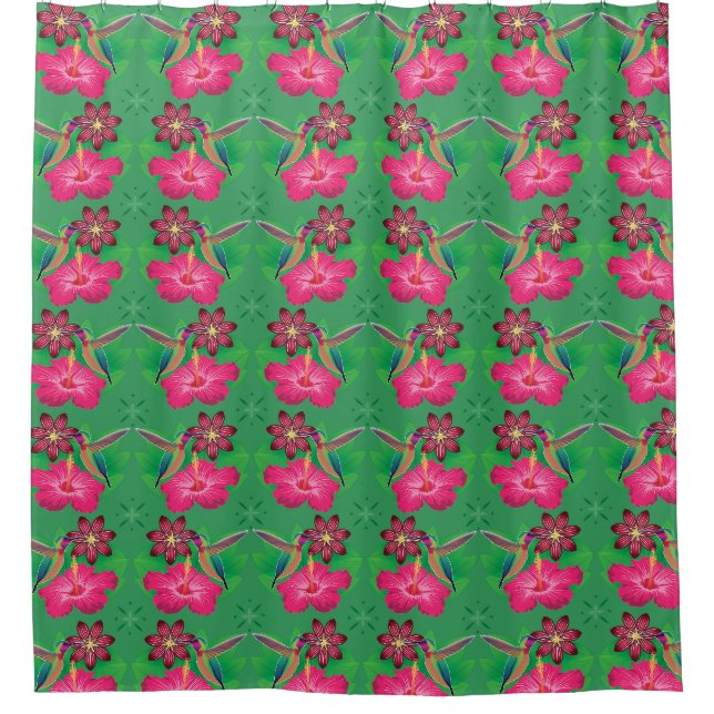 Exotic Bird Shower Curtain (Front)