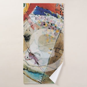 Exotic Birds, 1915 by Wassily Kandinsky Bath Towel