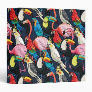 Exotic birds binder