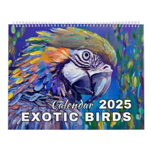 Exotic Birds Calendar