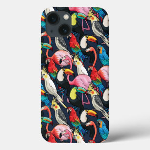 Exotic birds iPhone 13 case