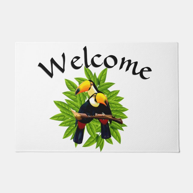 Exotic Birds Doormat (Front)