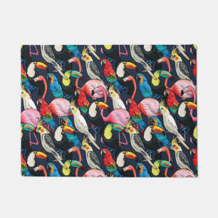 Exotic birds doormat