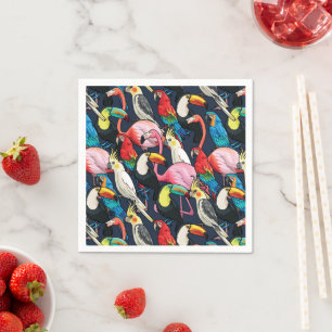 Exotic Birds Napkin