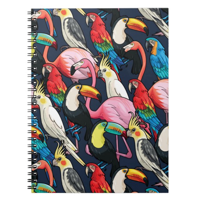 Exotic birds notebook (Front)