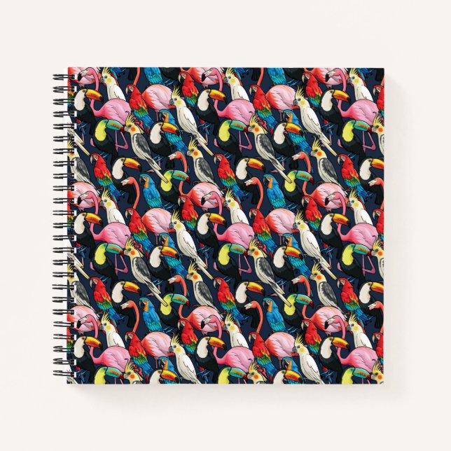 Exotic birds notebook (Front)