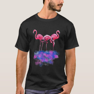 Exotic Birds Tropical Summer Vacation Flamingo T-Shirt