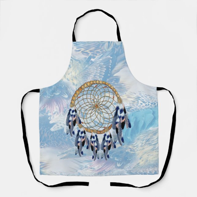 Exotic Blue Dream Catcher  Apron (Front)