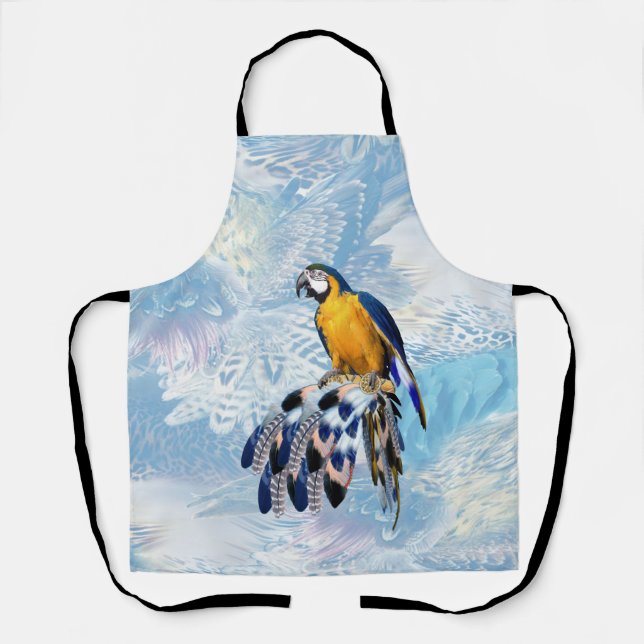 Exotic Blue Dream Catcher bridesmaid gift All-Over Apron (Front)