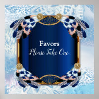 Exotic Blue Dream Catcher Wedding