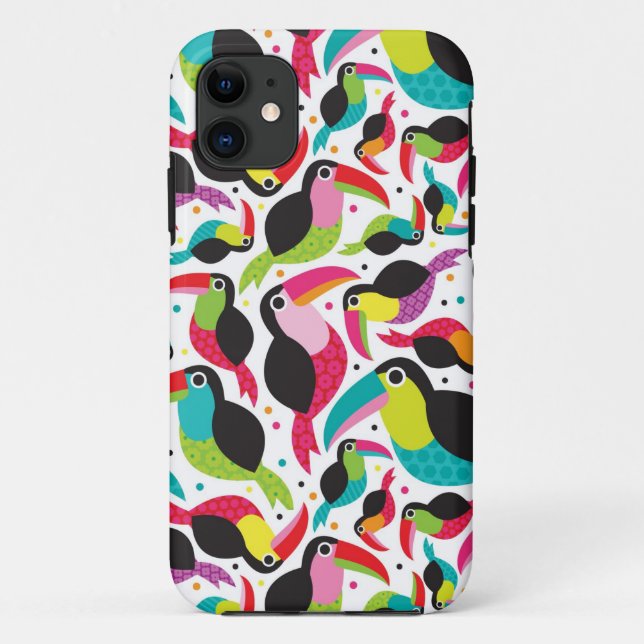exotic brazil toucan bird background Case-Mate iPhone case (Back)