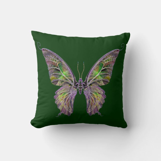 Exotic Butterfly Reversible Pillow (Front)