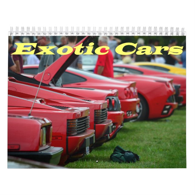  Exotic car calendar (Cover)