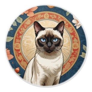 Exotic Cat #2 Ceramic Pull